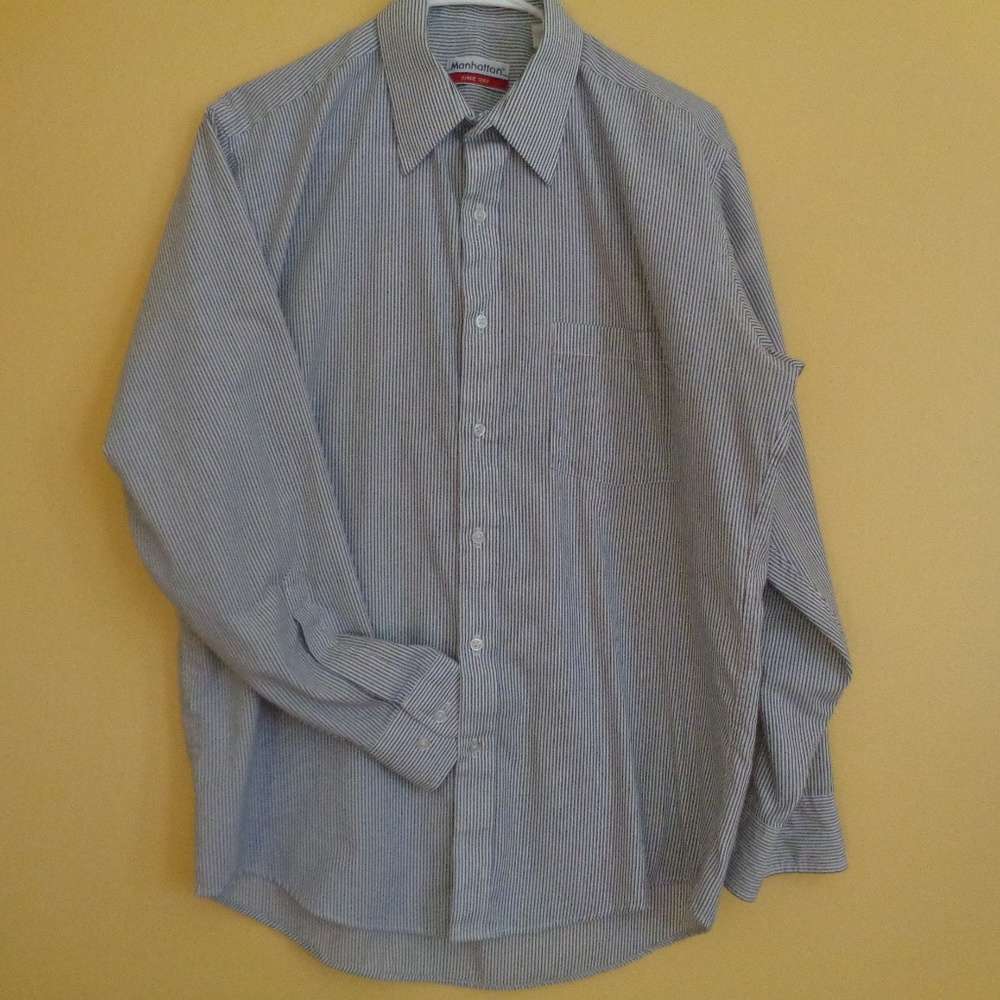 Long Sleeved button front dress shirt